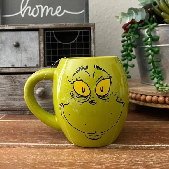 New Dr Suess Grinch Ceramic Naughty & Nice Mug - Picture 3 of 3